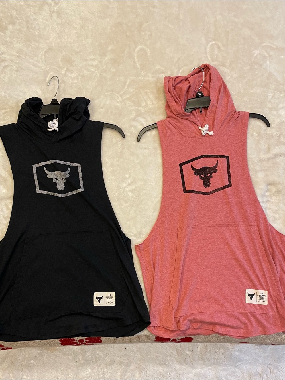 Project Rock Bundle of 9 Sleeveless Hoodie Tank Top - Various Colors